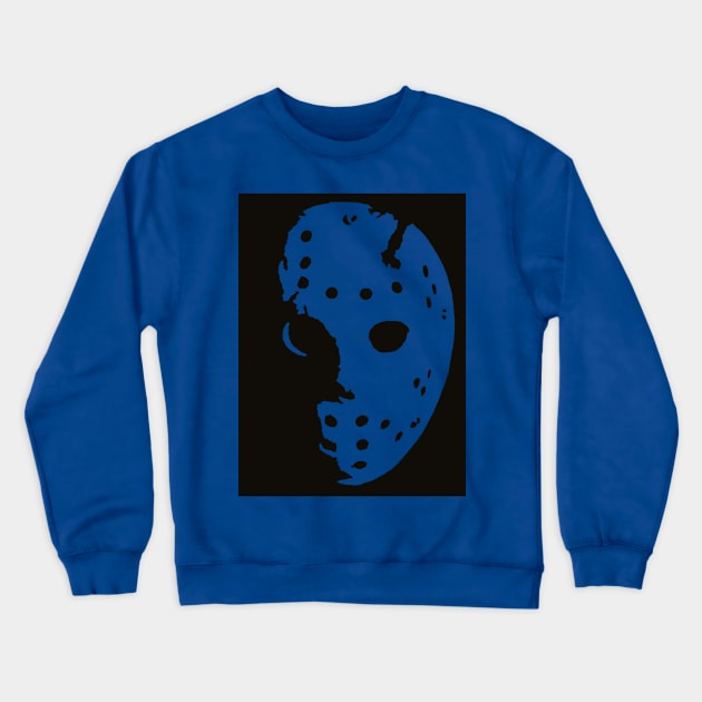 Negative Creeps - Jason Voorhees (negative) Crewneck Sweatshirt by BludBros